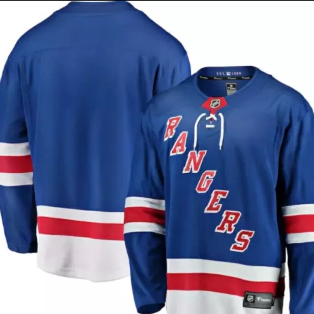 New York Rangers Fanatics Authentic Blue Breakaway Home Jersey | MSRP $140
